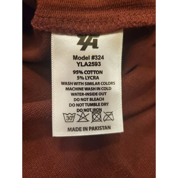 Youngla Classics Tank Mens Size Small Brown Cream Trim Logo Workout #324 NWT - Picture 3 of 7